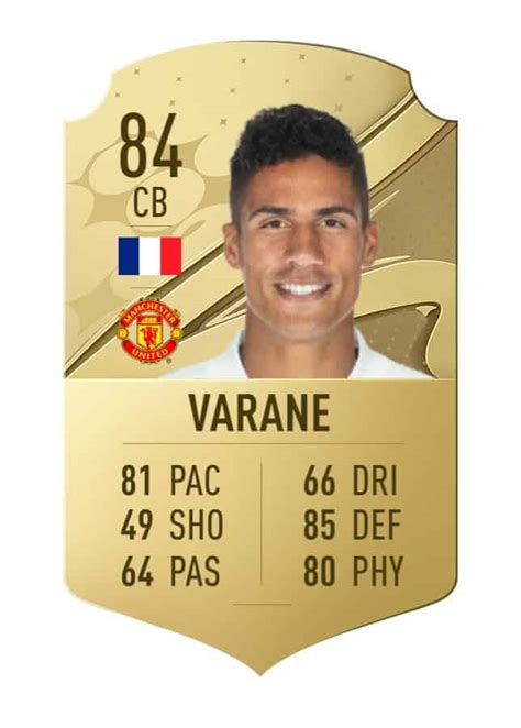 He prefers to shoot with his right foot. . Varane fifa 23